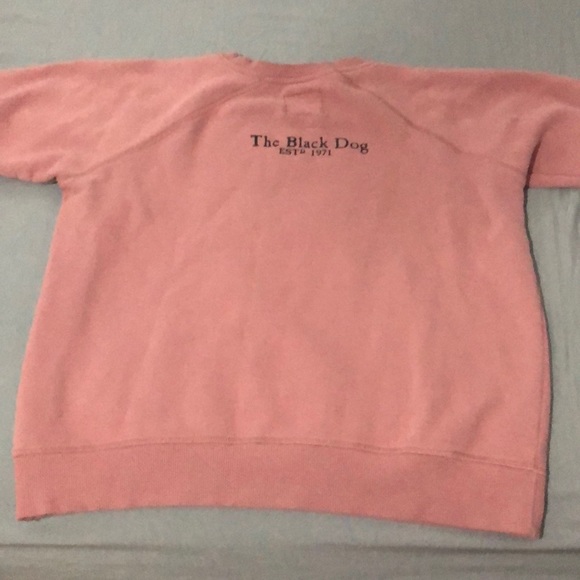Dusty pink black dog sweatshirt - Picture 2 of 4